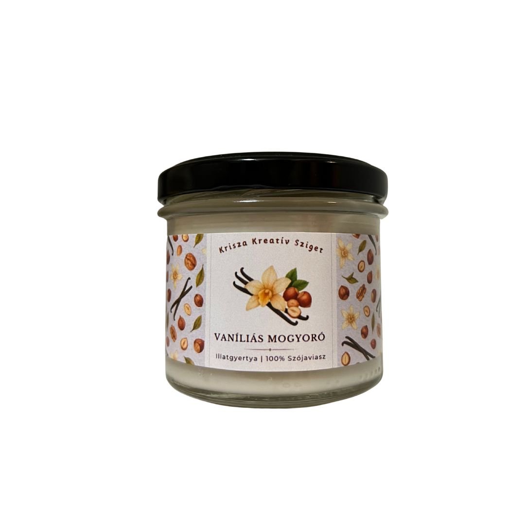 Vaníliás Mogyoró – illatgyertya