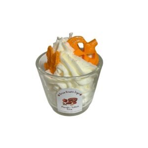 Almás-tökös pite desszertgyertya