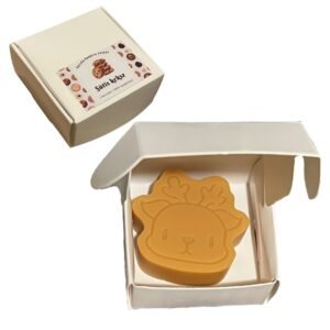 Sütis keksz illatviasz (véletlenszerű karácsonyi formával)