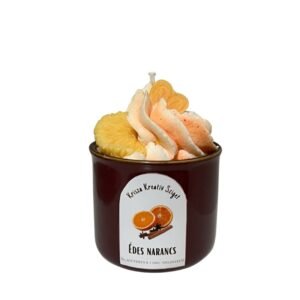 Narancsos csésze illatgyertya